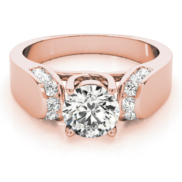 14K Rose Gold 1.33ctw Round Diamond Engagement Ring