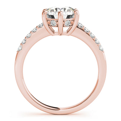 14K Rose Gold 1.16 ctw Diamond Engagement Ring