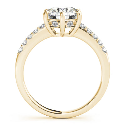 14K Yellow Gold 1 ct Diamond Engagement Ring