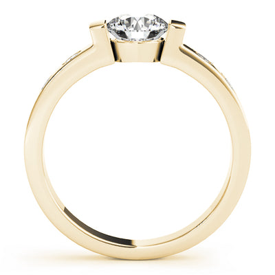 14K Yellow Gold 1 CT Diamond Engagement Ring