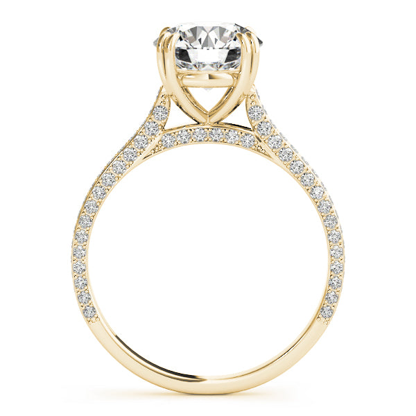 14K Yellow Gold 1.5 ctw Diamond Engagement Ring
