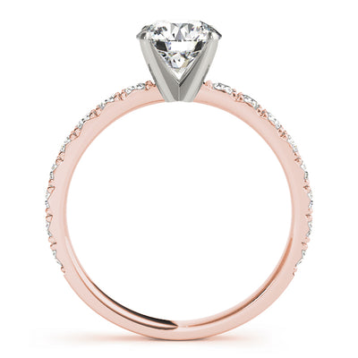 14K Rose Gold 1.33ctw Round Diamond Engagement Ring
