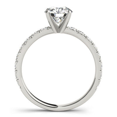 1 CT Round Diamond Engagement Ring