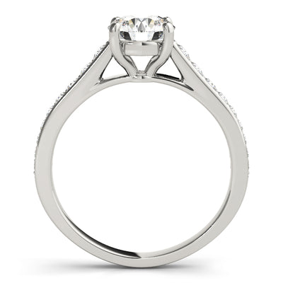 1 CT Round Diamond Engagement Ring