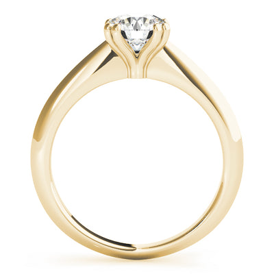 14K Yellow Gold 1ct Diamond Solitaire Engagement Ring