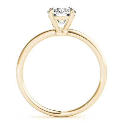 14K Yellow Gold 1ct Diamond Solitaire Engagement Ring