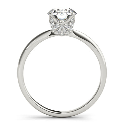 1 CT Round Diamond Solitaire Engagement Ring