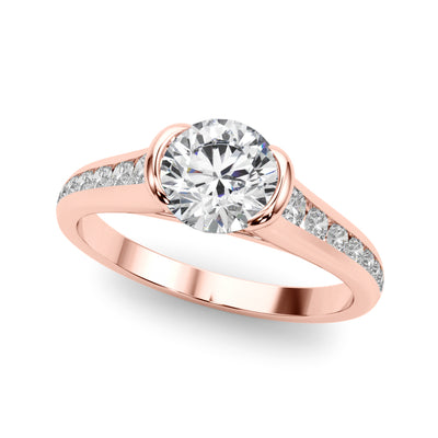 14K Rose Gold 1.33ctw Diamond Engagement Ring