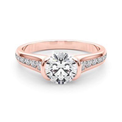 14K Rose Gold 1.33ctw Diamond Engagement Ring