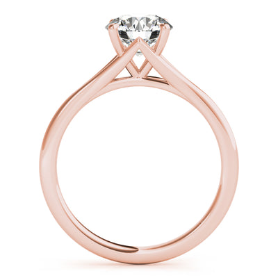 14K Rose Gold 1 CT Diamond Engagement Ring