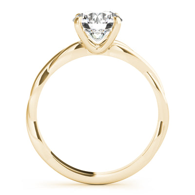 1ct Diamond 18K Yellow Gold Solitaire Engagement Ring