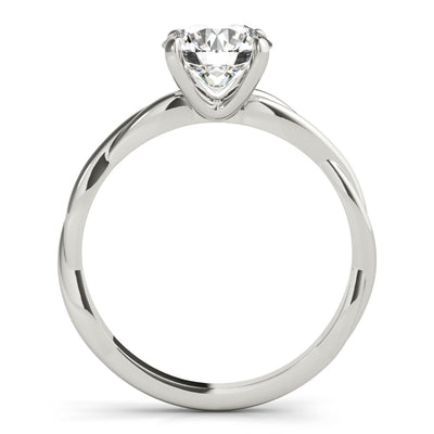 1.0 CT Round Diamond Solitaire Engagement Ring