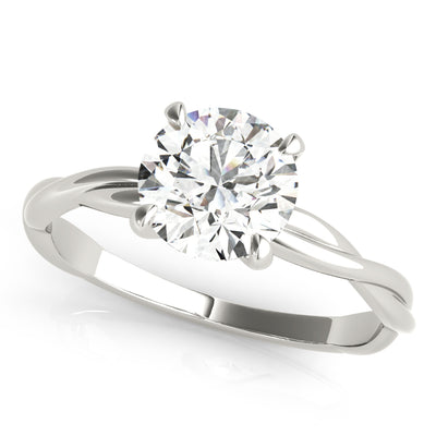 1.0 CT Round Diamond Solitaire Engagement Ring