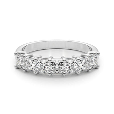 Princess Diamond Multi-Stone Wedding Band