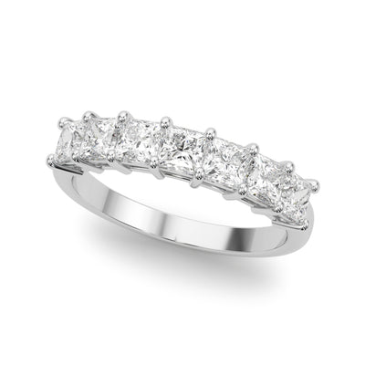 Princess Diamond Multi-Stone Wedding Band