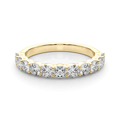 18K Yellow Gold 1 CT Diamond Wedding Band
