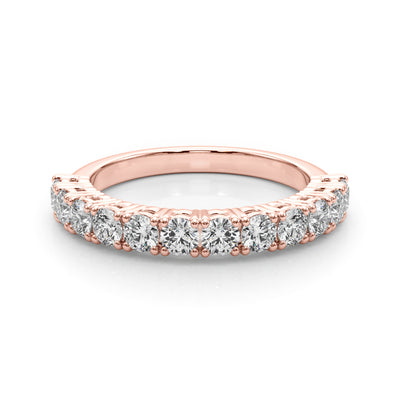 1 CT TW Rose Gold Diamond Wedding Band