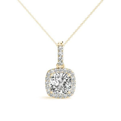 Halo Diamond Pendant