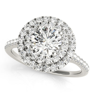 Halo Diamond Engagement Ring