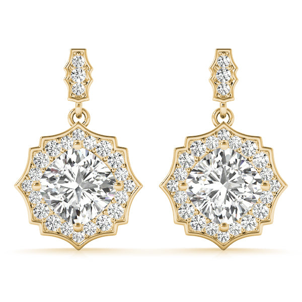 Halo Diamond Earring