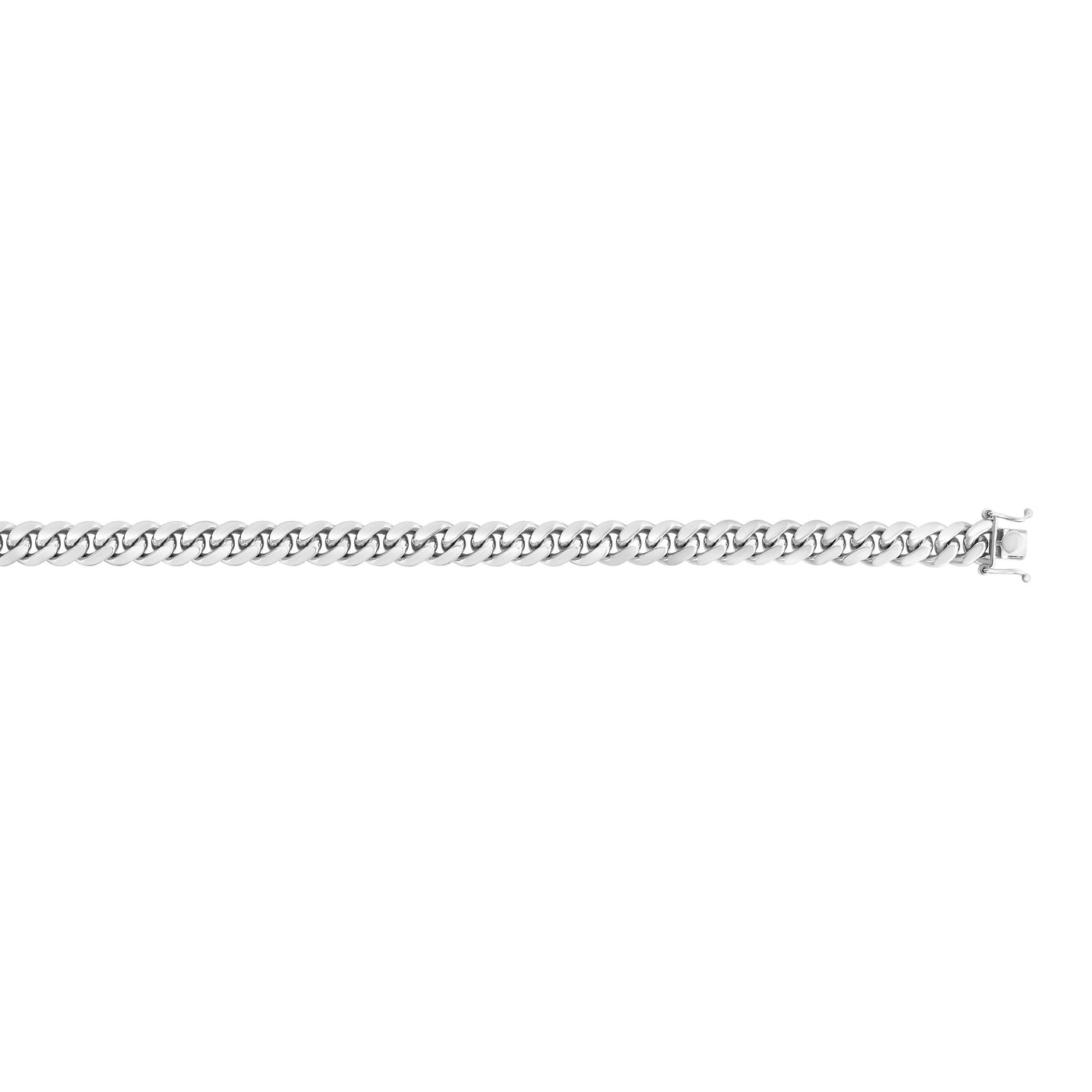 Silver 8.4mm Miami Cuban Chain