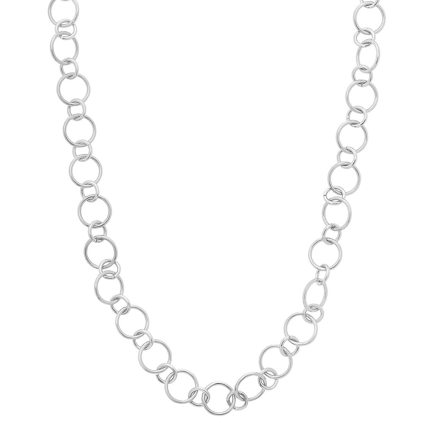 Silver Link Chain Necklace