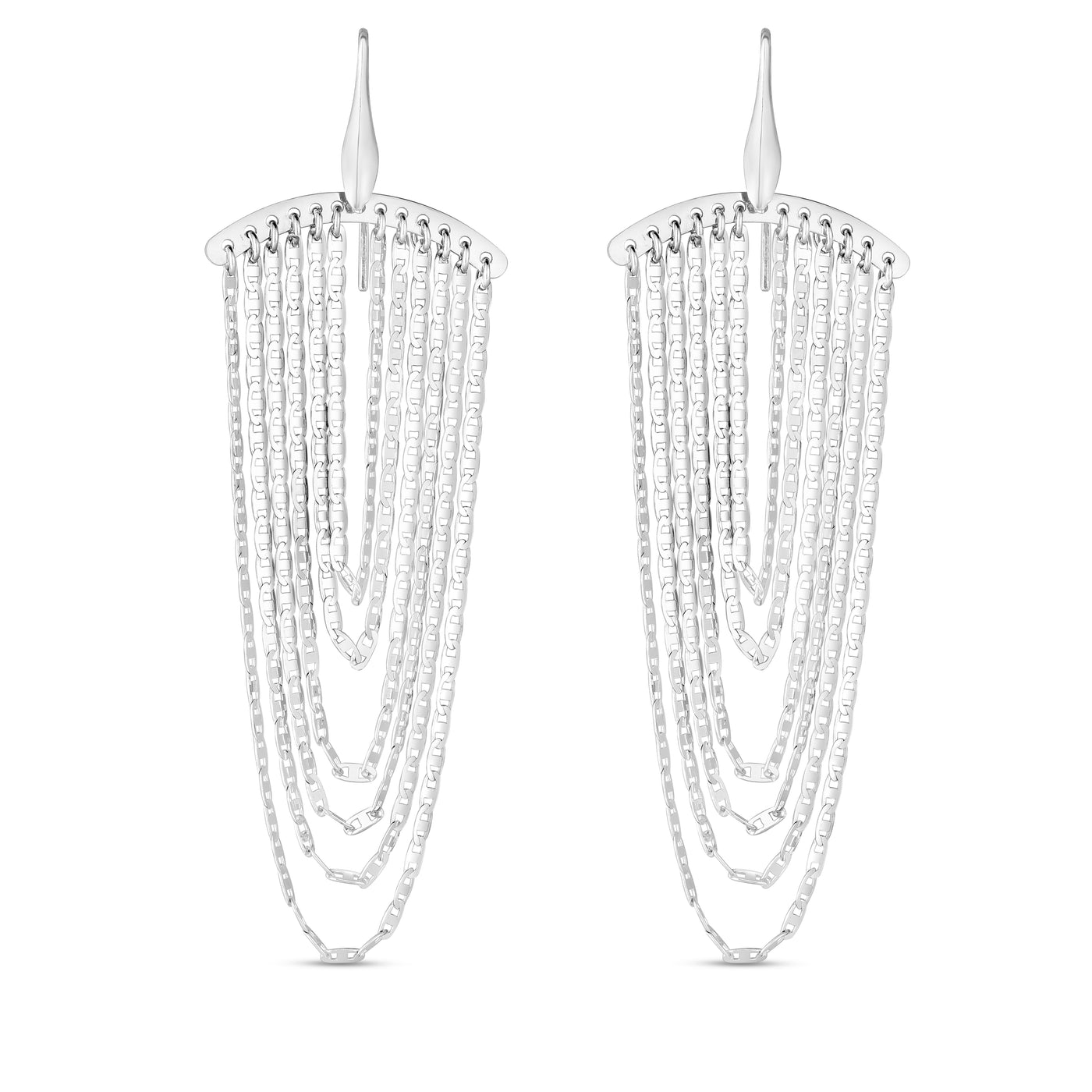 Sterling Silver Chandelier Earrings