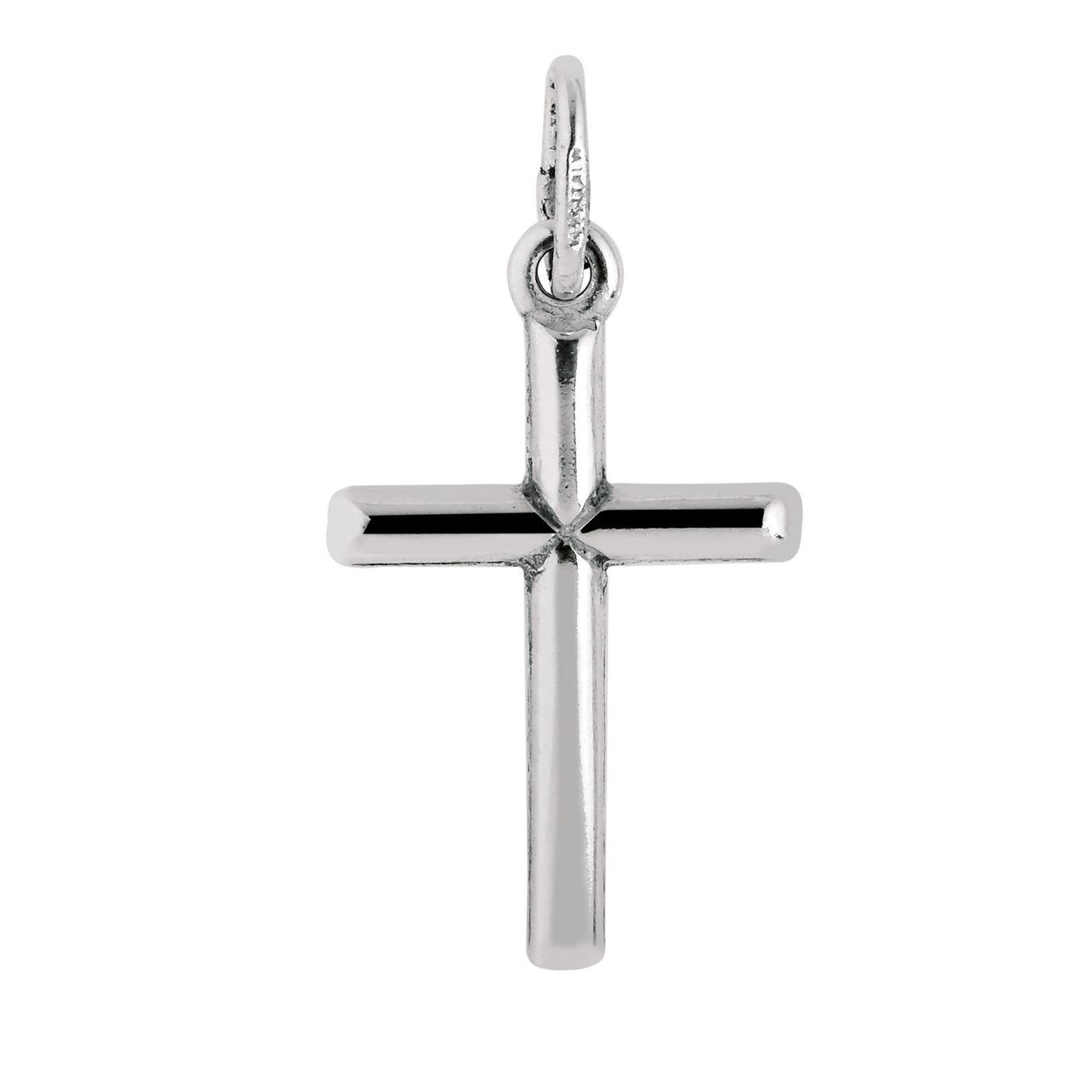 Silver Small Tube Cross