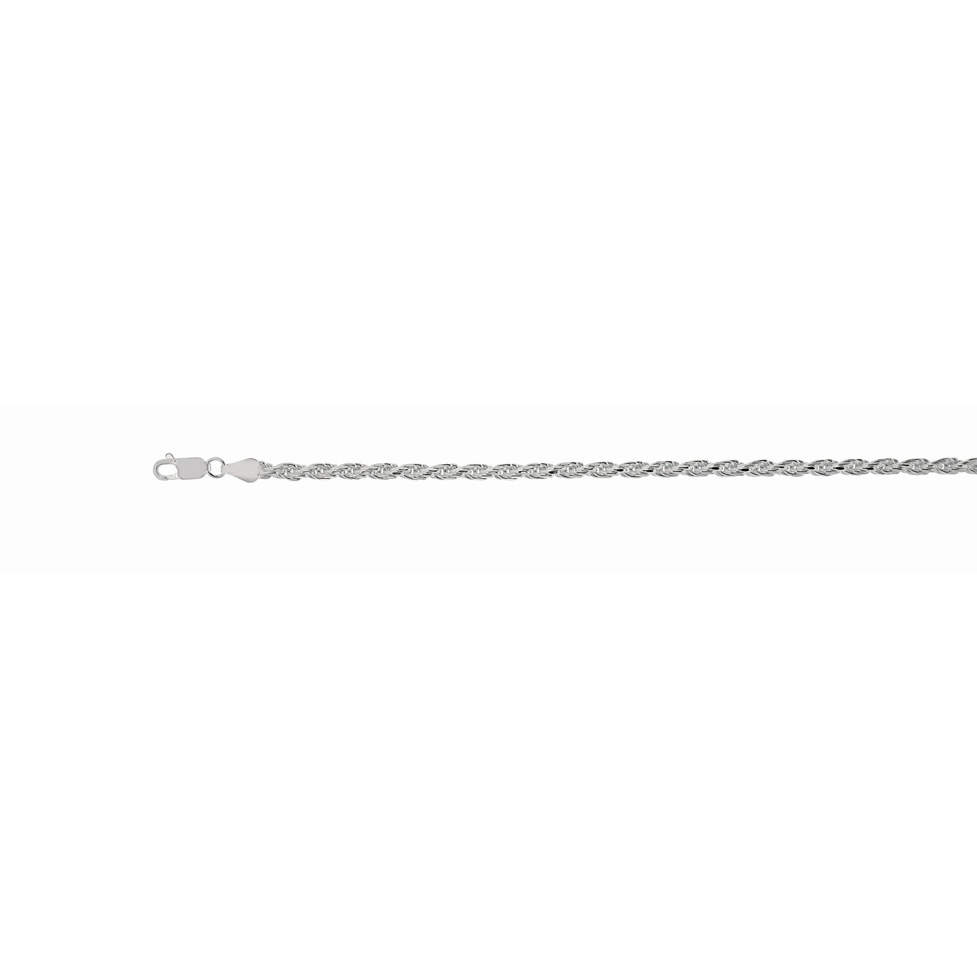 Silver 6mm Rope Chain