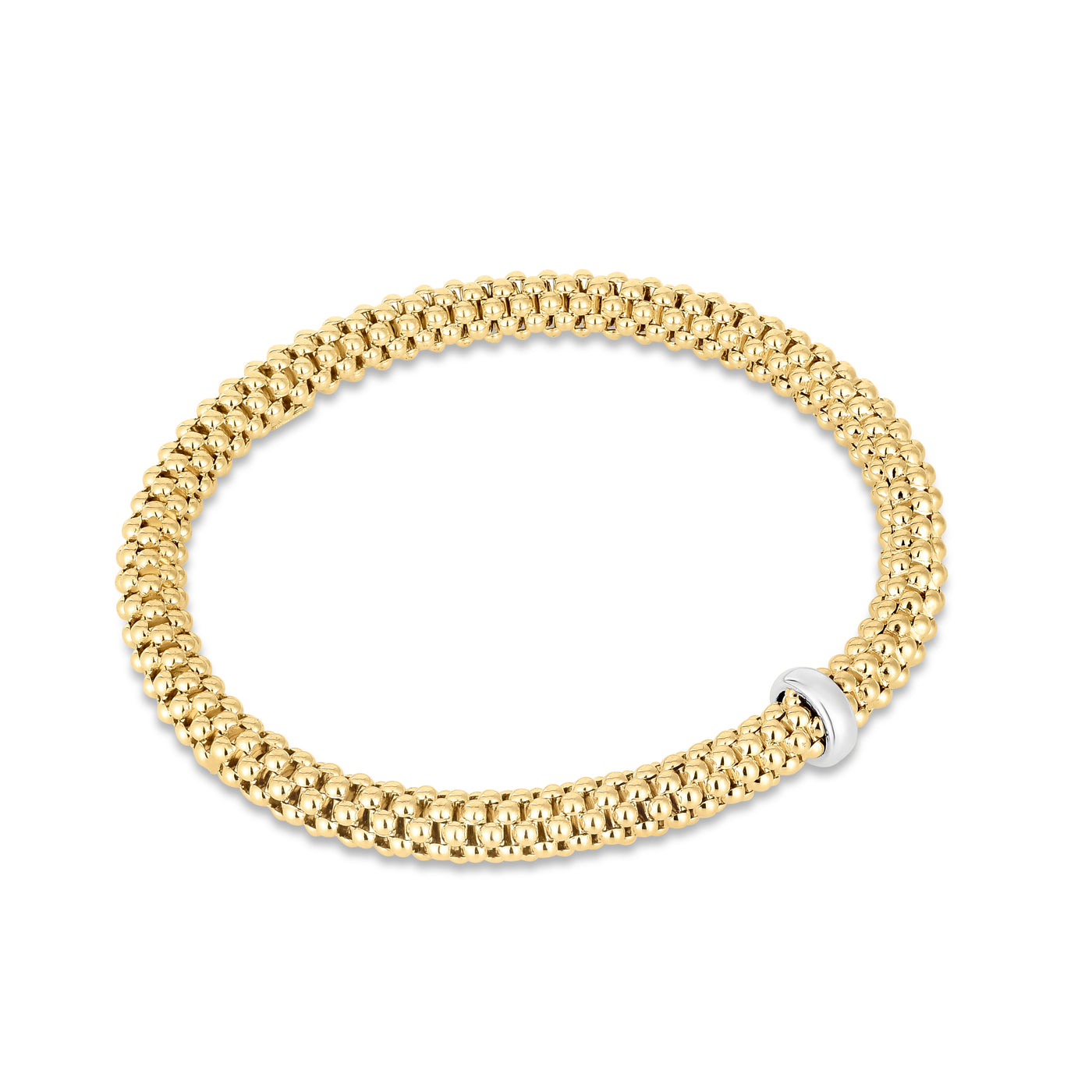 14K Gold 5.5mm Stretch Bracelet