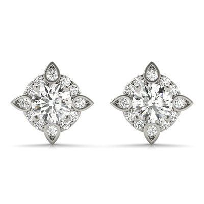 Halo Diamond Earring