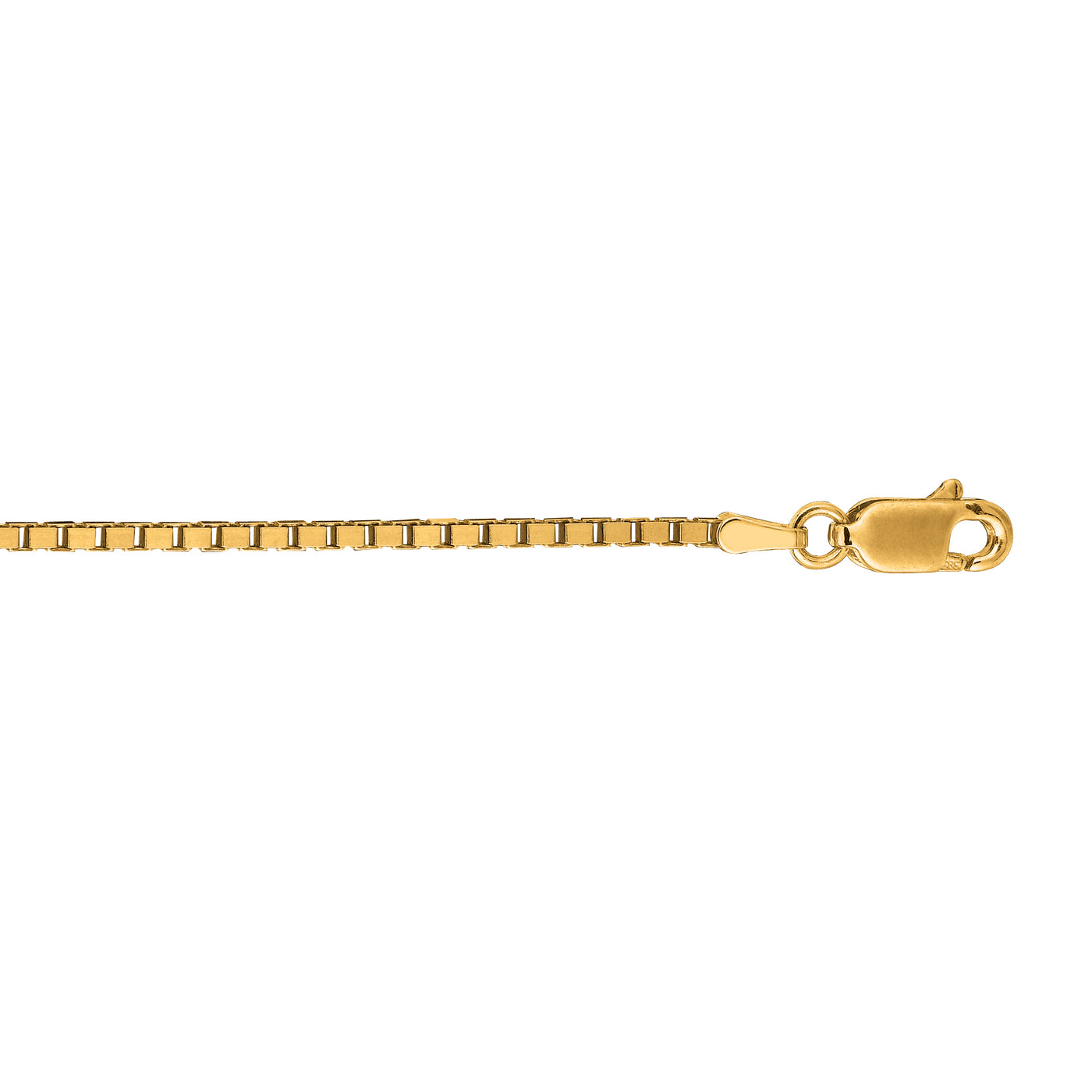 14K Gold 1.7mm Classic Box Chain