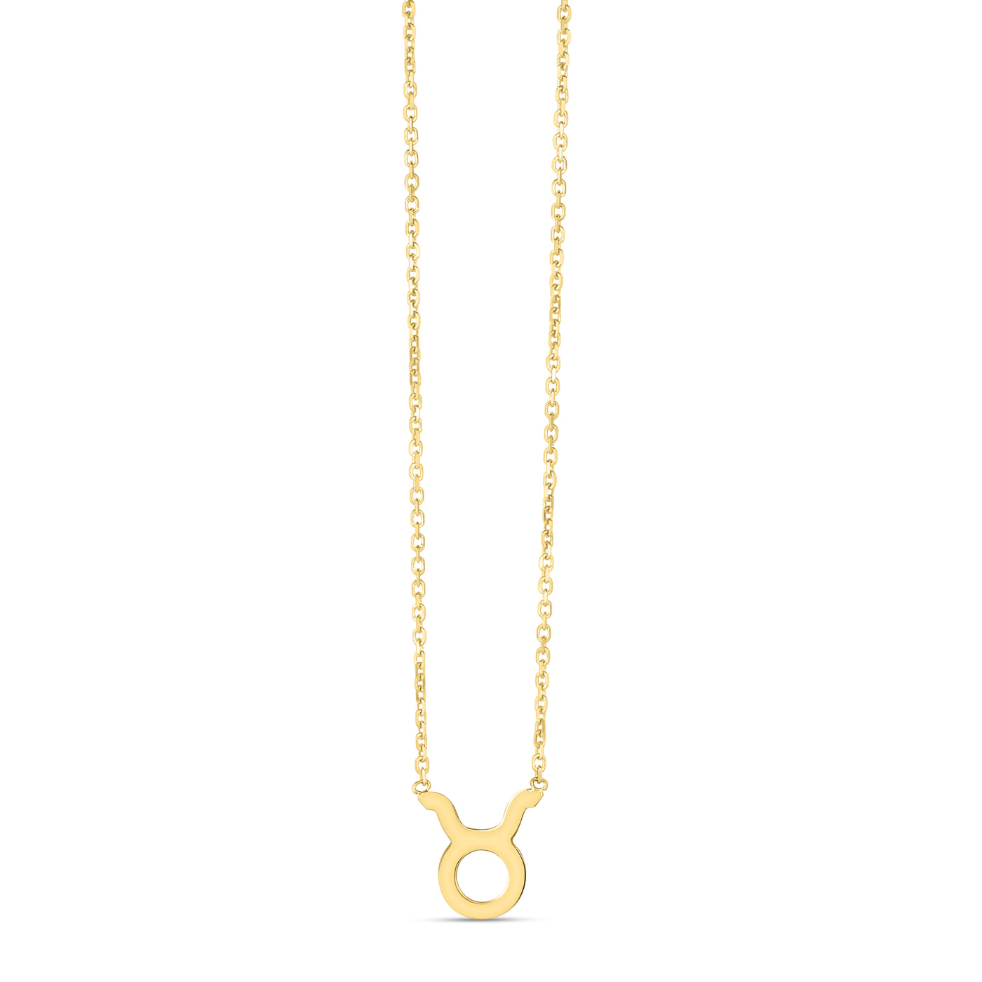 14K Gold Taurus Necklace