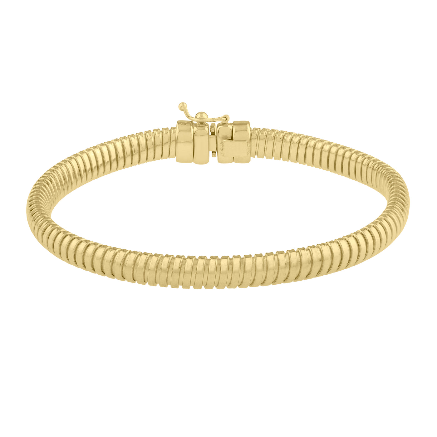 14K 5mm Tubogas Bracelet