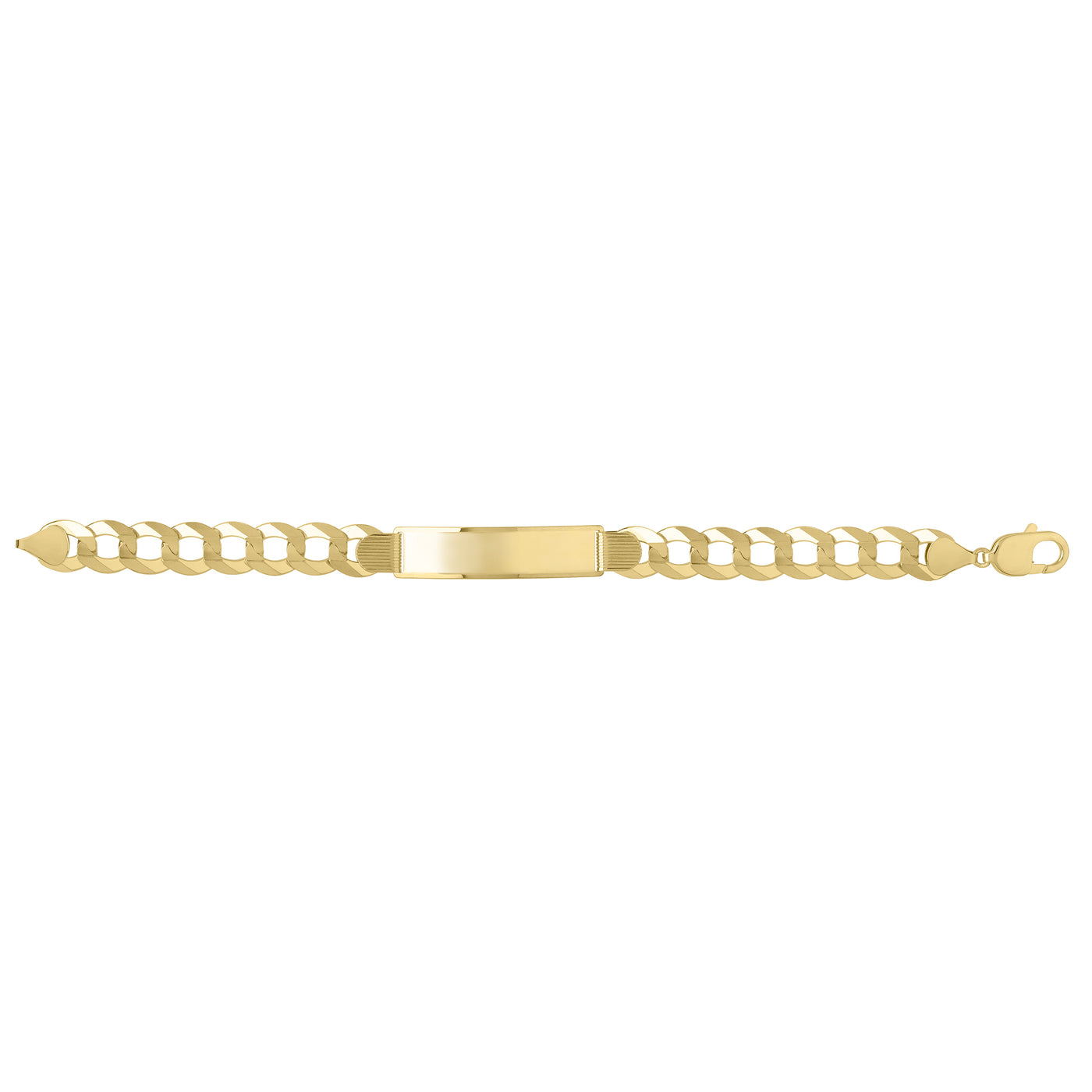 14K 11mm Curb ID Bracelet