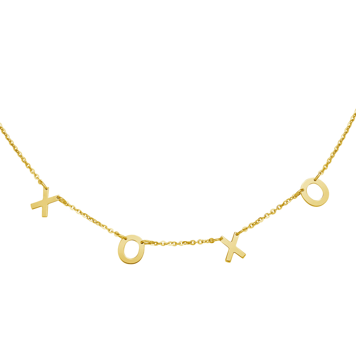 14K XOXO Necklace