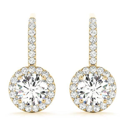 Halo Diamond Earring