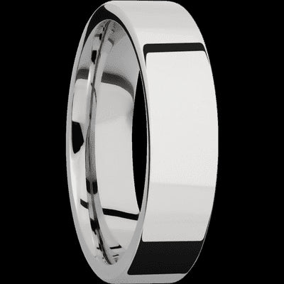 6 mm wide Flat Cobalt Chrome band.