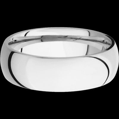 7 mm wide Domed Cobalt Chrome band.