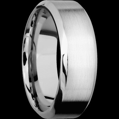 8 mm wide High Bevel Cobalt Chrome band.