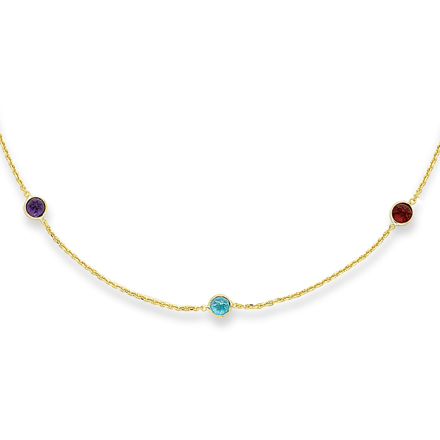 14K Gold Semi-Precious Necklace