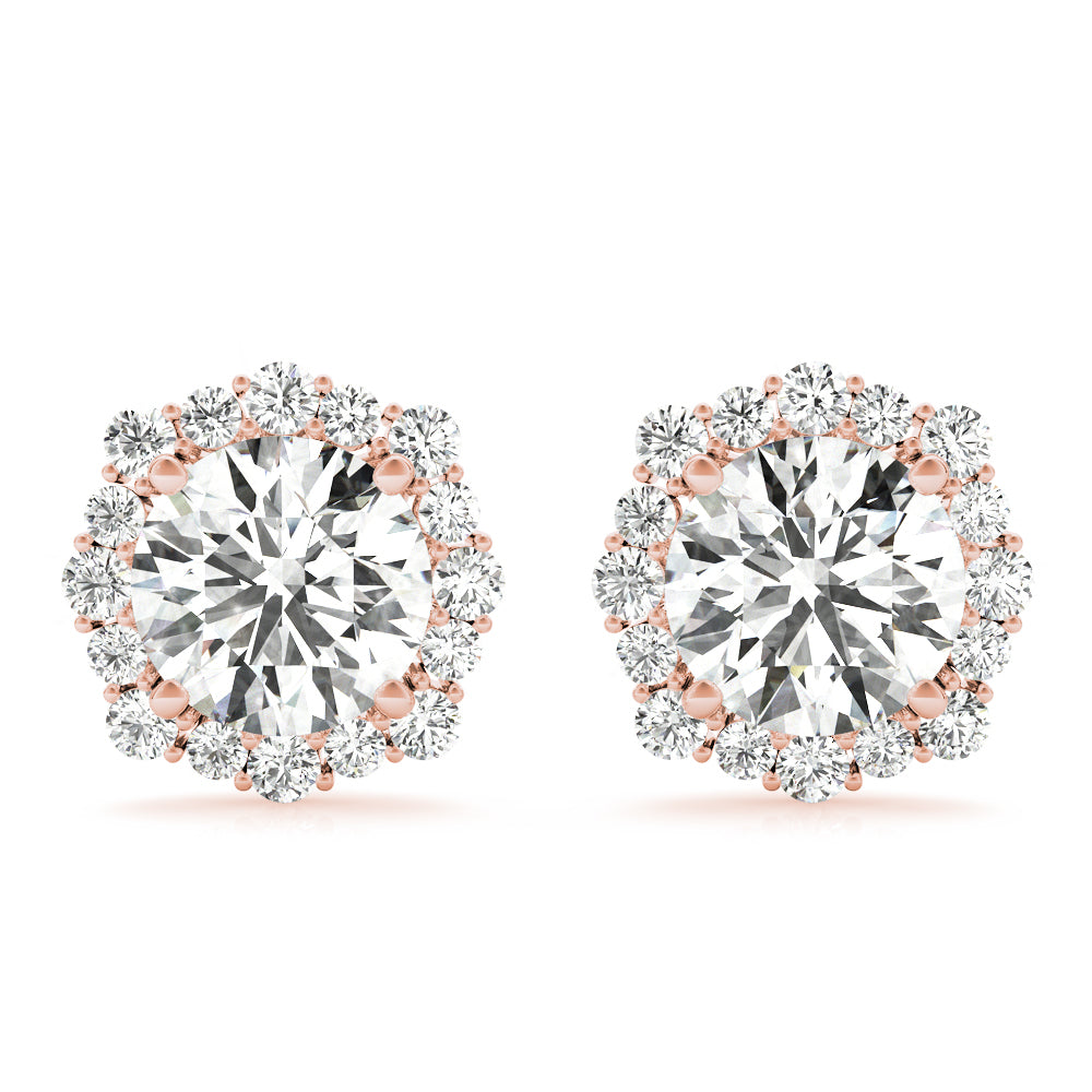 Halo Diamond Earring