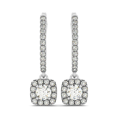 Halo Diamond Earring