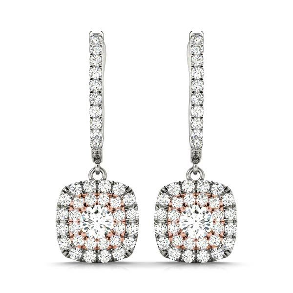 Halo Diamond Earring