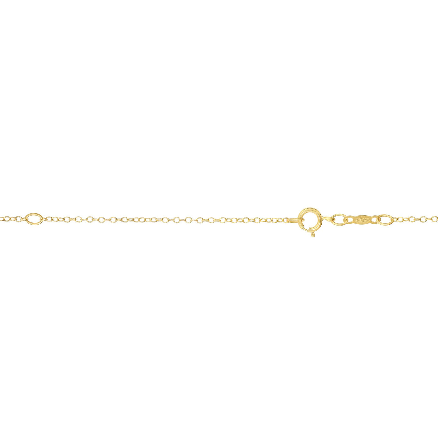 14K Gold 1.3mm Extendable Chain