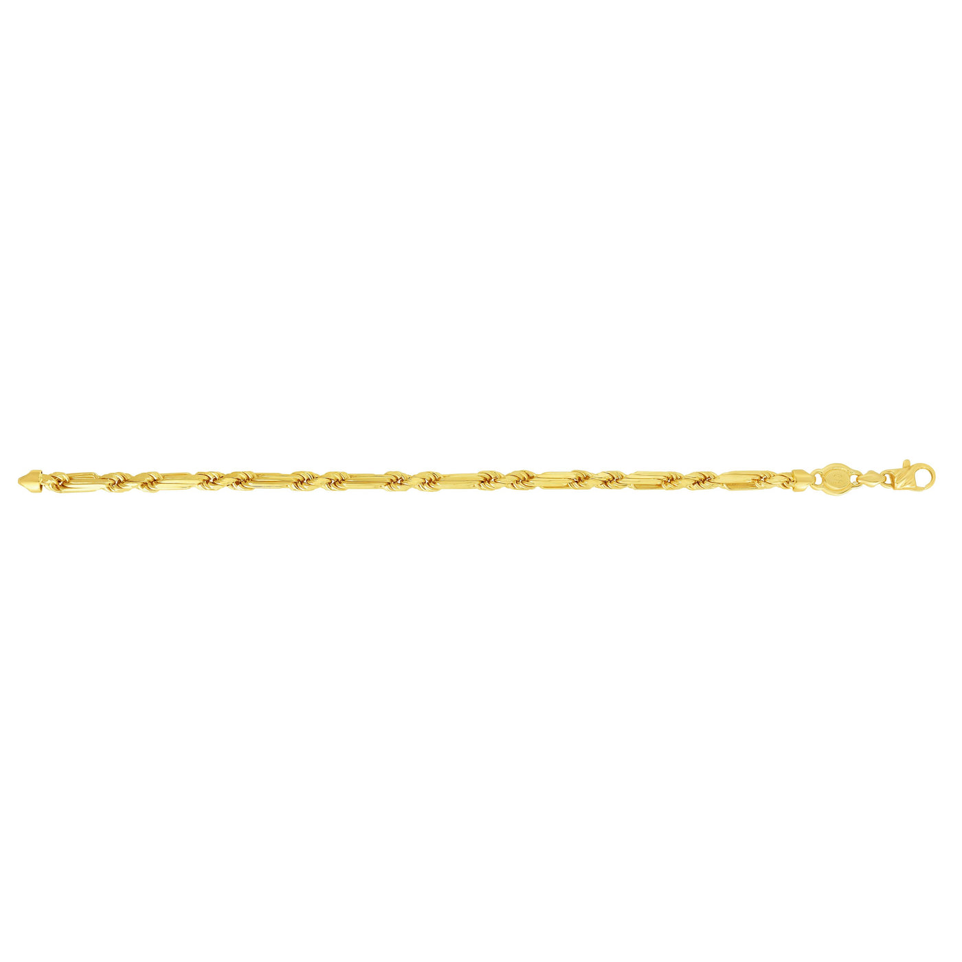 14K Gold 5mm Figarope Chain