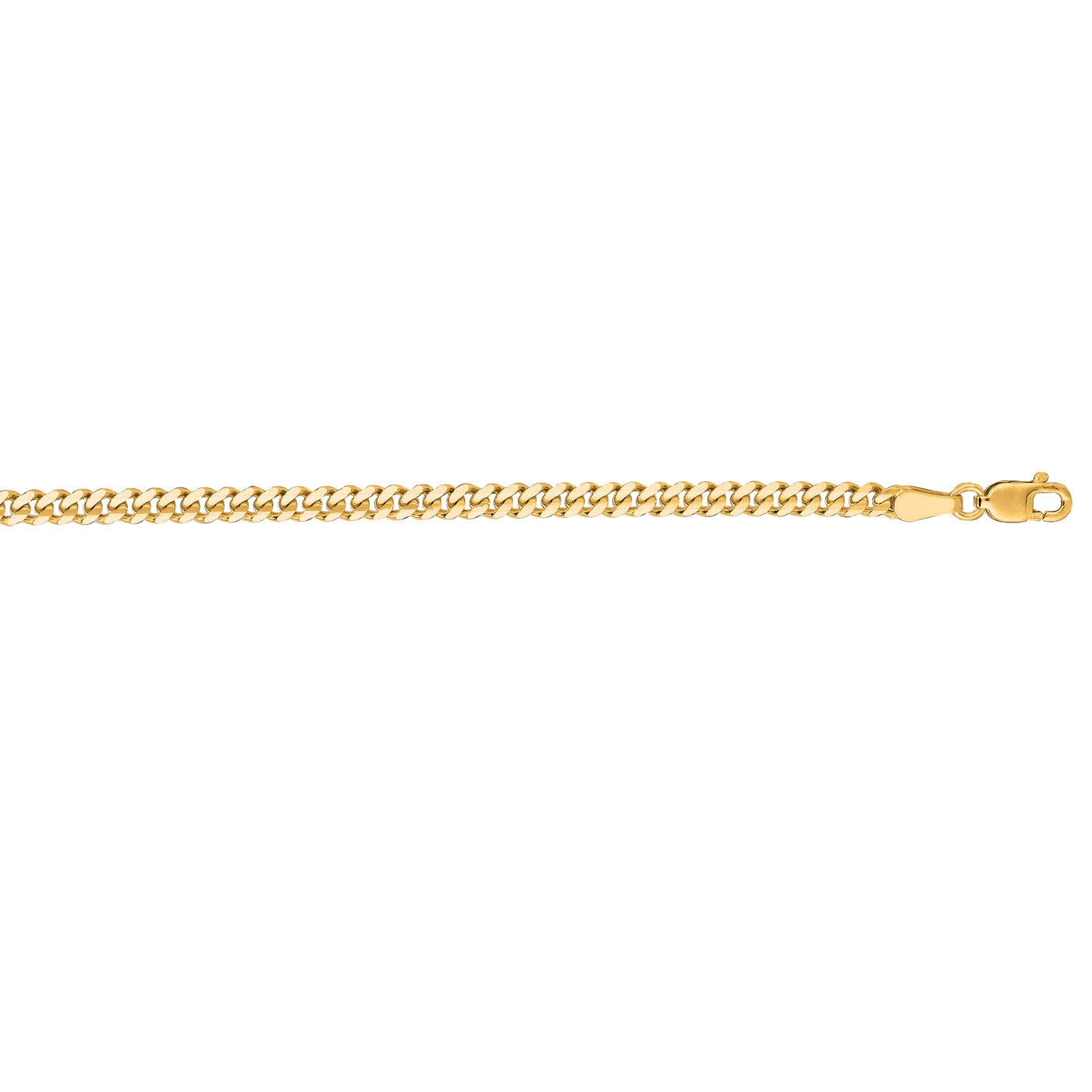 14K 3.6mm Gourmette Chain