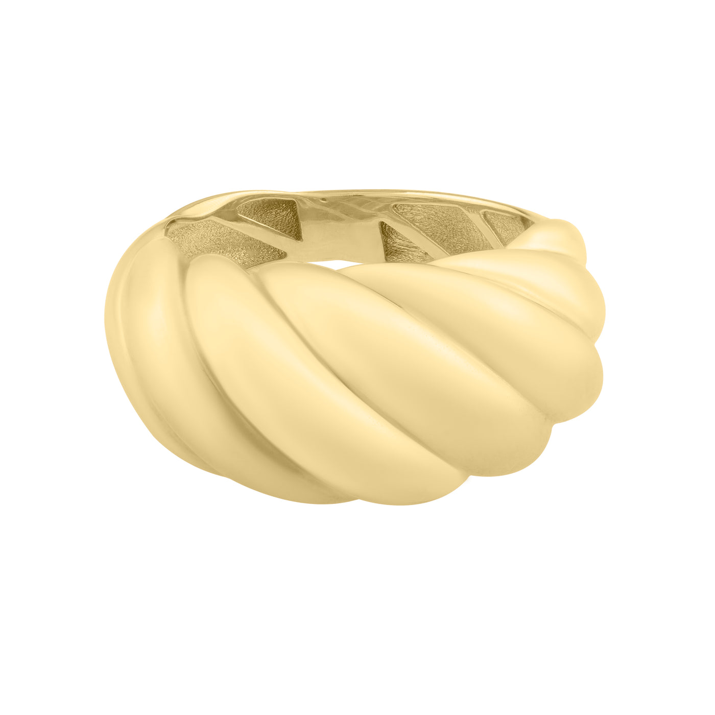 14K Gold Italian Cable Twist Ring