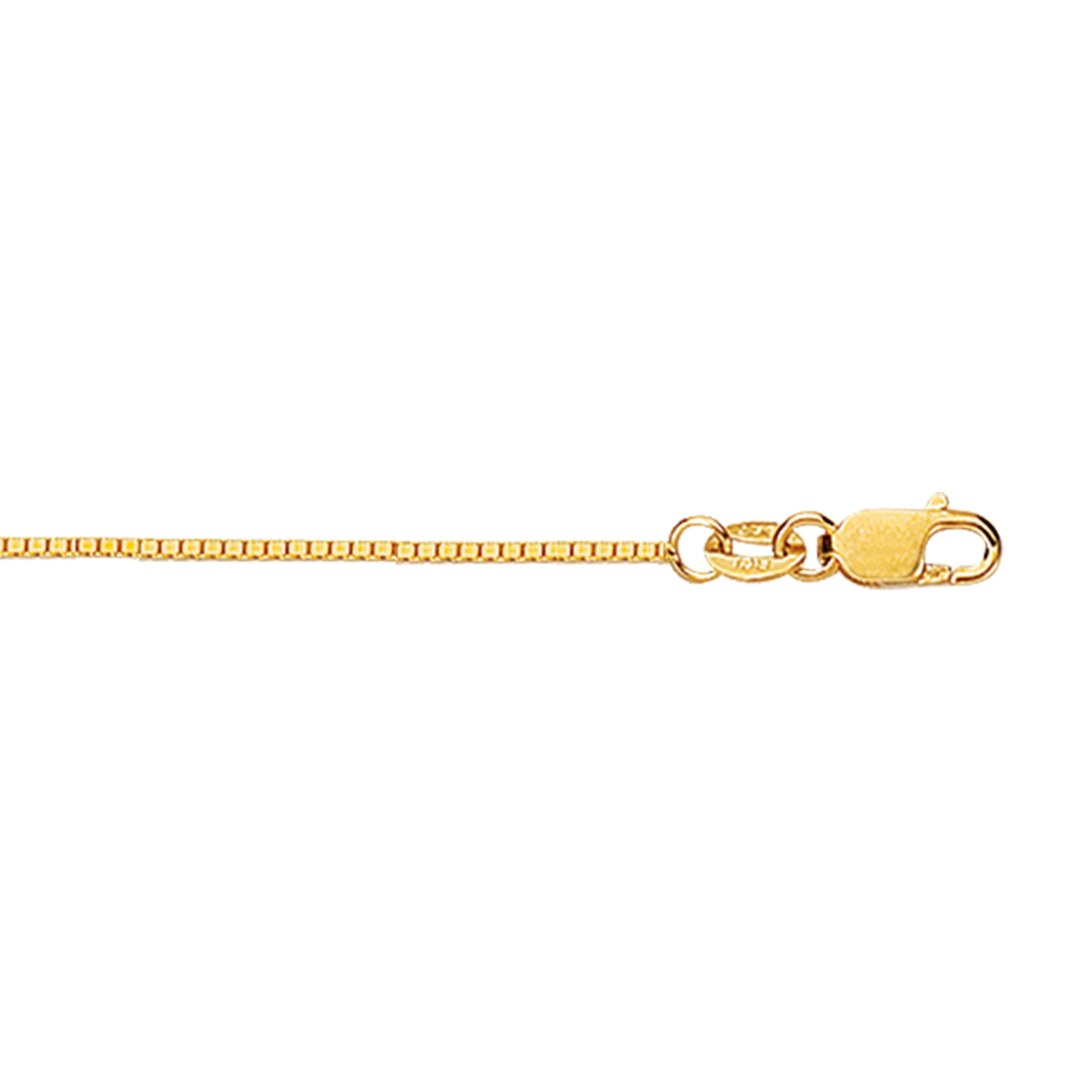 18K Gold 0.78mm Classic Box Chain