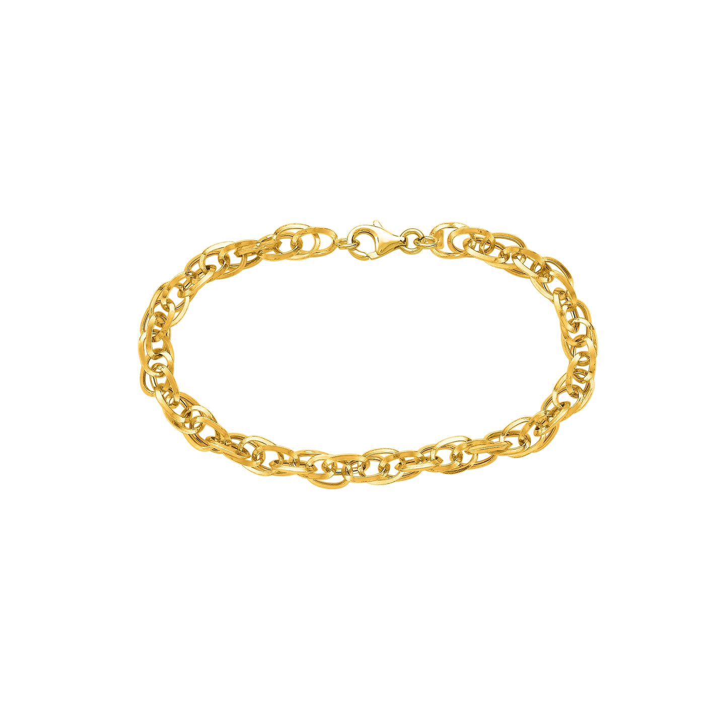 14K Gold Polished Euro Link Chain